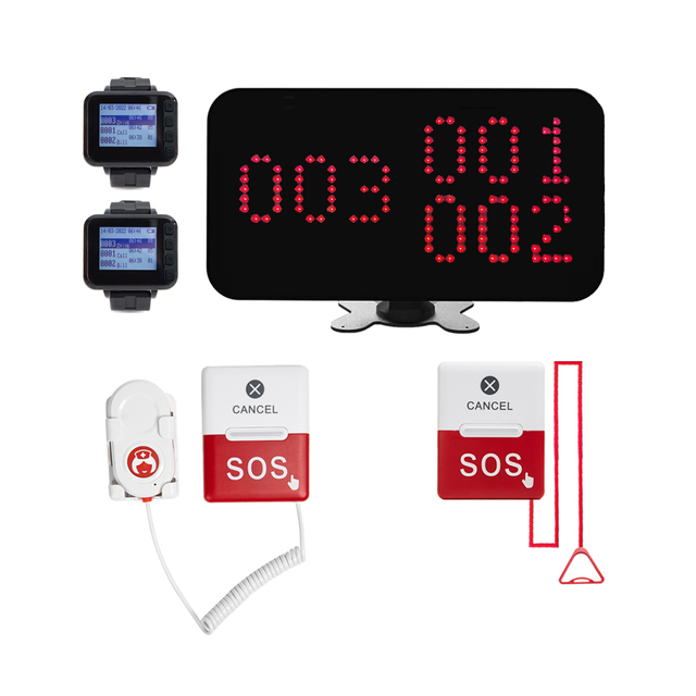 Wireless Hospital Nursing Home Sos Alarm Emergency Patient Pager Nurse Call System