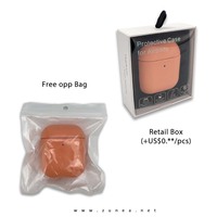 Étui Airpods 1 2 Pro en Faux cuir lisse, luxe, mode PU, personnalisé, Original