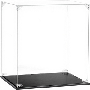 <span class=keywords><strong>ROKR</strong></span> Housse anti-poussière transparente en acrylique, vitrine transparente, étagères en plastique de 3 mm d'épaisseur pour figurines de collection, modèles réduits, jouets, maison - Product Image 1