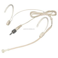 Micro-casque Gooermi, double micro supra-auriculaire, micro-casque à condensateur compatible avec le système d'émetteur Bodypack