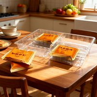 Boîte d'emballage pour biscuits et pâtisseries à 4 trous, boîte d'emballage pour desserts