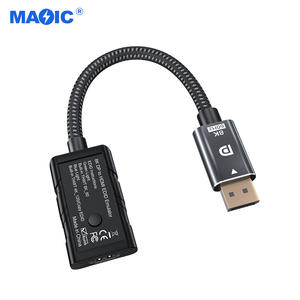 OEM nouveau 8K 60Hz DP pour to pour EDID émulateur interrupteur à clé 7680P commutateur vidéo HDR10 + pour métal - Product Image 1