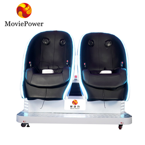 Popular Simulador de Juego 9D VR de Tiburón, Simulador de Montaña Rusa 9D VR de <span class=keywords><strong>2</strong></span> Asientos con Juego de Disparos - Product Image 4