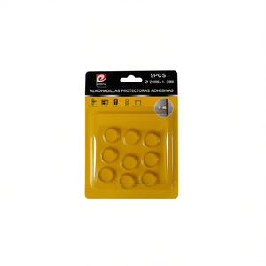 Coussinets anti-collision Erpsl 20 mm x 4,3 mm, 9 pièces, coussinets de protection adhésifs pour les bords des meubles - Product Image 1