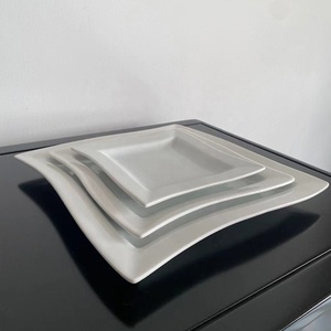 <span class=keywords><strong>Assiette</strong></span> de Présentation en <span class=keywords><strong>Porcelaine</strong></span> Irrégulière de 15 cm, <span class=keywords><strong>Blanche</strong></span> <span class=keywords><strong>Plate</strong></span>, pour Hôtel, Faible MOQ, Vente Directe Usine - Product Image 3