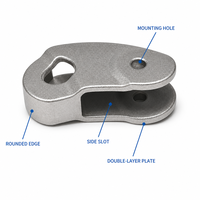 Support de liaison métallique de précision OEM sur mesure, usiné CNC, pièces industrielles