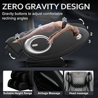 Fauteuil de massage musical confortable 2026 - Design de luxe pour le corps entier avec fonction chauffante 110-240V