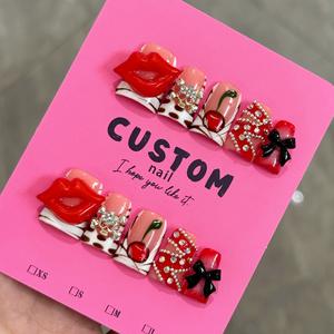 <span class=keywords><strong>Uñas</strong></span> Postizas Acrílicas de Lujo con Diamantes 3D y Pedrería, Diseño Cuadrado Corto, Hechas a Mano, <span class=keywords><strong>Precio</strong></span> al por Mayor, Marca Privada, <span class=keywords><strong>para</strong></span> Decoración de <span class=keywords><strong>Uñas</strong></span> - Product Image 1