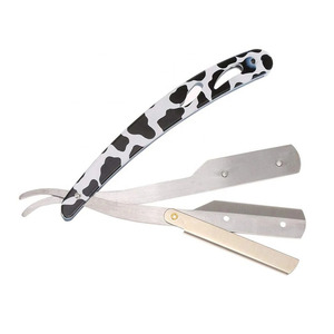 Navaja de Barbero OEM para Cortar el Cabello, Cuchilla de Precisión de Acero Inoxidable, Afeitadora Plegable Ligera, Herramienta Profesional para Salón de Belleza, Fabricante - Product Image 3