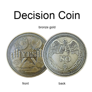 Có hoặc không có quyết định đồng xu lý thuyết kỷ niệm đồng xu tùy chỉnh thiết kế kim loại hợp kim quyết định đồng xu cho các dịp lễ hội Giáng sinh - Product Image 5