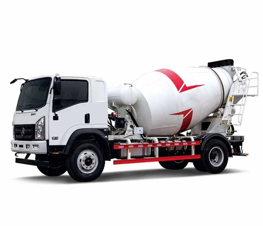 Macchine di fabbrica di fascia alta SY206C-8Y Mixer camion senza punti ciechi 6 m3 Mixer camion per la vendita a buon mercato