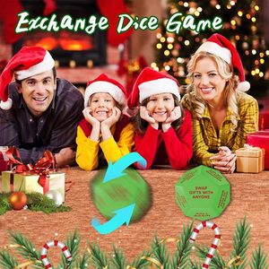 Babbo Natale scambio regalo dadi 2025 nuovo grande Die12 diversi lati 3in gioco regalo per <span class=keywords><strong>festa</strong></span> di Natale per <span class=keywords><strong>festa</strong></span> di amici di <span class=keywords><strong>famiglia</strong></span> - Product Image 3