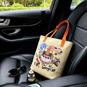 Borsa in Tela Personalizzata con Logo Stampato, Design Clown Cartoon, Borsa a Tracolla per <span class=keywords><strong>Shopping</strong></span> - Product Image 2