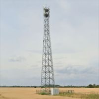 Pylône de support d'antenne cellulaire de 35 m, tour de télécommunication à quatre pieds galvanisé à chaud pour le marché des Philippines et de l'Asie du Sud-Est Q355B
