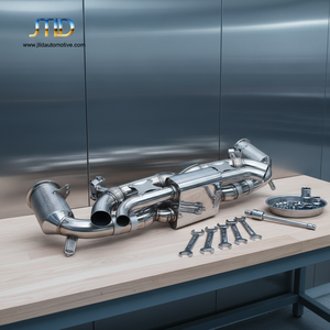 JTLD Cina Nuovo Design Sistema di Scarico Completo Downpipe Catback con Garanzia di 1 Anno per Porsche 992 <span class=keywords><strong>Turbo</strong></span> 2020 (Standard) - Product Image 4