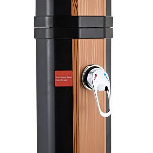 CYEN Nuevo Diseño, Construcción Estable, Fácil Instalación, <span class=keywords><strong>Ducha</strong></span> Exterior con Apariencia de <span class=keywords><strong>Madera</strong></span> de 35L, <span class=keywords><strong>Ducha</strong></span> de Jardín con Calefacción <span class=keywords><strong>Solar</strong></span> - Product Image 4