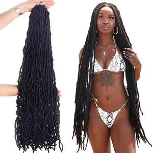 Crochet Cheveux Vague D'eau Passion Twist Ondulés Tressage Cheveux Ombre Synthétique Passion Twist Pour En Détresse Papillon Locs - Product Image 1