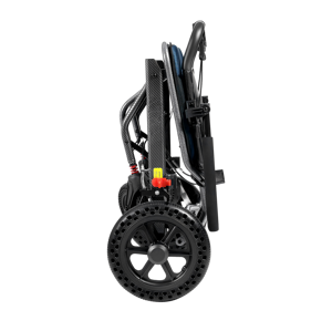 Fauteuil roulant de transport aérien MZU, léger, pliable, petit, uniquement pour personnes âgées, chariot portable pour les voyages, véhicule de transport - Product Image 3