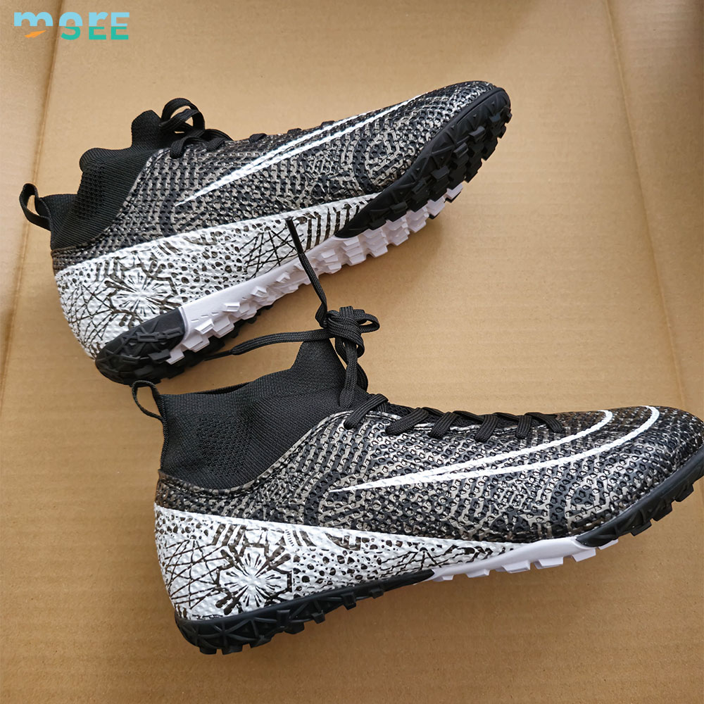 Soccer Shoes Cleats High-Top Breathable Athletic Sneaker AG