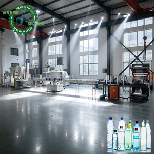<span class=keywords><strong>Ligne</strong></span> de production automatique d'eau en bouteille haute efficacité CGF8-8-3 3000BPH, machine de remplissage PET 0-2L, capacité améliorée, stable - Product Image 1