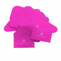 Enveloppe d'expédition pour catalogue de bijoux, en papier jaune vif, avec logo personnalisé par marquage à chaud, style occidental, couleur OEM sur mesure