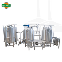 TIANTAI 3BBL-Réservoir miroir de brasserie électrique chauffé à 3 navires, équipement de brassage de bière pression, brasserie à vendre, machine de fabrication de bière
