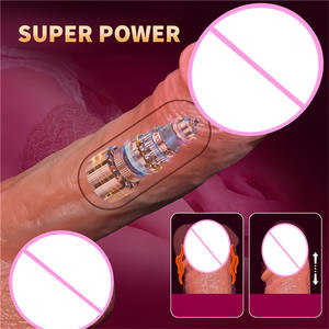 Heetverkopende XLN merk elektrische vibrerende <span class=keywords><strong>dildo</strong></span> met stotende functie, vloeibaar siliconen, waterdicht, CE-gecertificeerd, 423g gewicht, seksspeeltjes voor volwassenen - Product Image 2