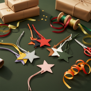 Amuleto de Estrella para Bolsa, Etiqueta de Cuero para Equipaje de Viaje, Estrella de Cinco Puntas, Colgante para Llavero, Accesorio para Bolsa - Product Image 2