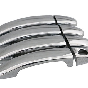 Cubierta Cromada para Manija de Puerta de Coche, Protector de Manija Delantera, Embellecedor de Carrocería - Product Image 6