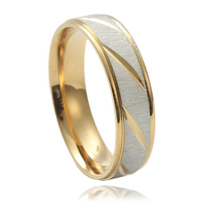 <b>Titanium</b> Steel Couple Rings Unisex 23025 Casual Fashion Jewelry - Product Image 2