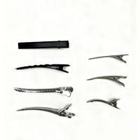 Pince à Cheveux Bec de Canard Professionnelle en Alliage, Outil de Coiffure Durable pour Salon, Accessoire de Beauté pour la Séparation et le Maintien des Cheveux