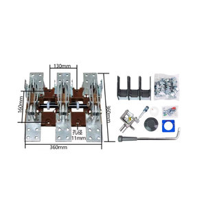 Interrupteur à <span class=keywords><strong>couteau</strong></span> électrique LiKE 225A à un seul contact anti-erreur pour environnement à haute température, sécurité, fusible en laiton - Product Image 1