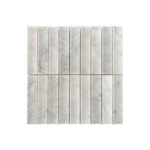 Мозаичная плитка Centurymosaic Curve из травертина с рифленой поверхностью для декора стен, для ванной и кухни, для облицовки стен и защиты от брызг - Product Image 2