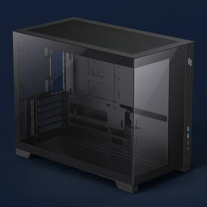 Boîtier PC Gaming XERON C33 Sea View M-ATX compact avec design à branchement arrière, panneau latéral en verre transparent sans colonne et fixation rapide du processeur - Product Image 6