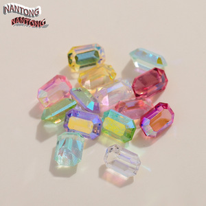 เรซิ่นรูปทรงแปดเหลี่ยมขนาด 4x6 มม. สีลูกกวาด สำหรับตกแต่งเล็บ DIY สไตล์ญี่ปุ่น - Product Image 3