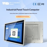 PC tactile tout-en-un de qualité industrielle 7/10,1/15,6/19/21,5 pouces avec écran capacitif intégré pour détecteur de qualité de l'eau