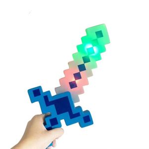 Livraison Rapide - Sabre Laser Lumineux 15'' à Pixels Clignotants avec Son Effets Sonores, Fournitures de Fête pour Garçons, Idéal pour Thèmes Guerrier, Festivals et Événements - Product Image 1