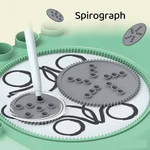 2024新教育diy艺术绘画涂鸦玩具趣味二合一彩色万花筒儿童绘画玩具 - Product Image 3