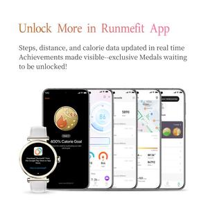 Jam tangan pintar untuk wanita, arloji cerdas versi Global GTR4 1.27 inci layar TFT untuk wanita IP68 mendukung pemantauan denyut jantung - Product Image 4