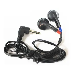 3.5mm Wired Earphones Aviation Headset Headphones Headsets Disposable Earphones Cheap Headphones In-ear Earplugs Gift Headset
