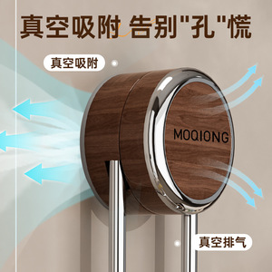 Moqiong Wall Mounted Stainless Steel Robe <b>Hook</b> Double Ball <b>Adhesive</b> Heavy Duty No Drilling Required Bathroom <b>Hook</b> - Product Image 5