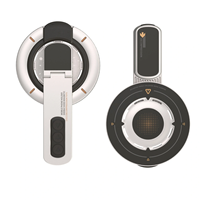 2025 nouveau support de téléphone magnétique à double face rotatif à 360 ° en alliage d'aluminium avec bouton pop-up, conception antidérapante en anneau de silicone