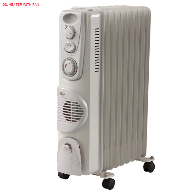 Electric Oil Filled Radiator Heater with Fan