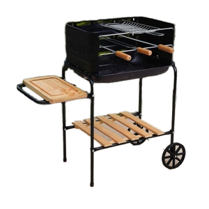 Meilleur barbecue au charbon de bois avec extracteur de fumée, commande tactile, chariot de cuisson pliable pour barbecue extérieur - Product Image 1