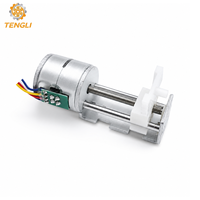 TENGLI 20BY32 20mm Minyatür Lineer Step Motor PM 12V 18 Derece 2 Fazlı Kurşun Vidalı Kamera Lazer Robot CNC için Slayt