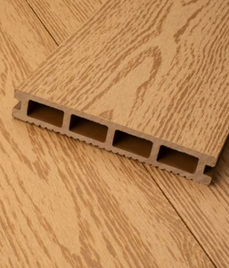 モダン 屋外用 防水 耐久性 WPCフローリング 長尺 ウッドデッキ 庭向け - Product Image 2