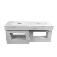Einfach zu Montierendes Konvertierbares Modulares Ecksofa mit Chaiselongue, Quadratische Ecke, Komfortables Polsterbett für Apartments und Fitnessräume, Aufblasbar