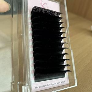 Ciglia Finte Personalizzate All'Ingrosso, Extension Ciglia Singole Volume, Etichetta Personalizzata, Ciglia Opache in Cashmere Morbide Naturali Fatte a Mano - Product Image 1