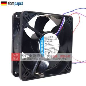 H/M/HH/2HHP/2HH/12M/39MU/39HHR 4414 พัดลมแกน 120 มม. DC24V ตลับลูกปืนติดผนังใบพัดพลาสติกสีดำ - Product Image 4