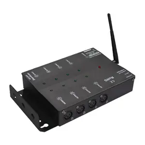 Distributore di cavi a 8 vie amplificatore di segnale DMX512 Splitter DMX 8CH per trasmettitore e ricevitore DMX